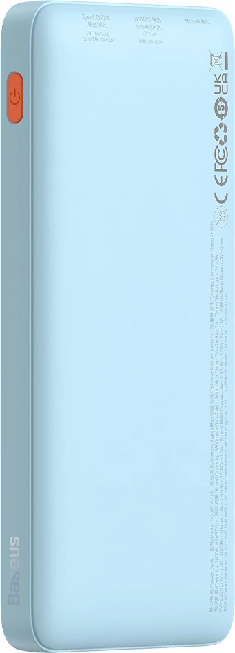 Powerbank 10000 mAh, 20 W, modra Baseus Airpow