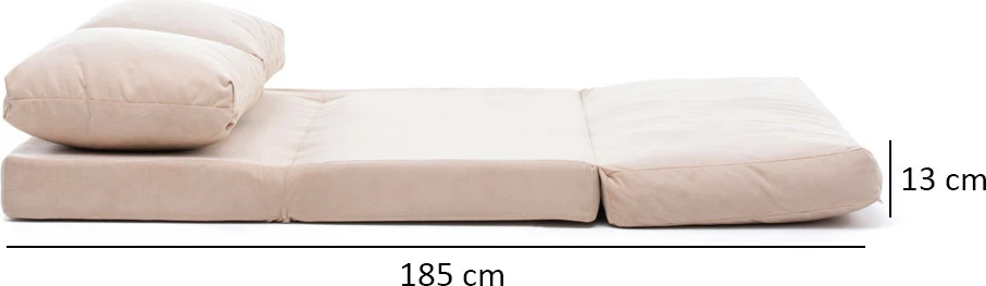 Dvo-osedna raztegljiva sedežna garnitura Atelier del Sofa Taida, kremna