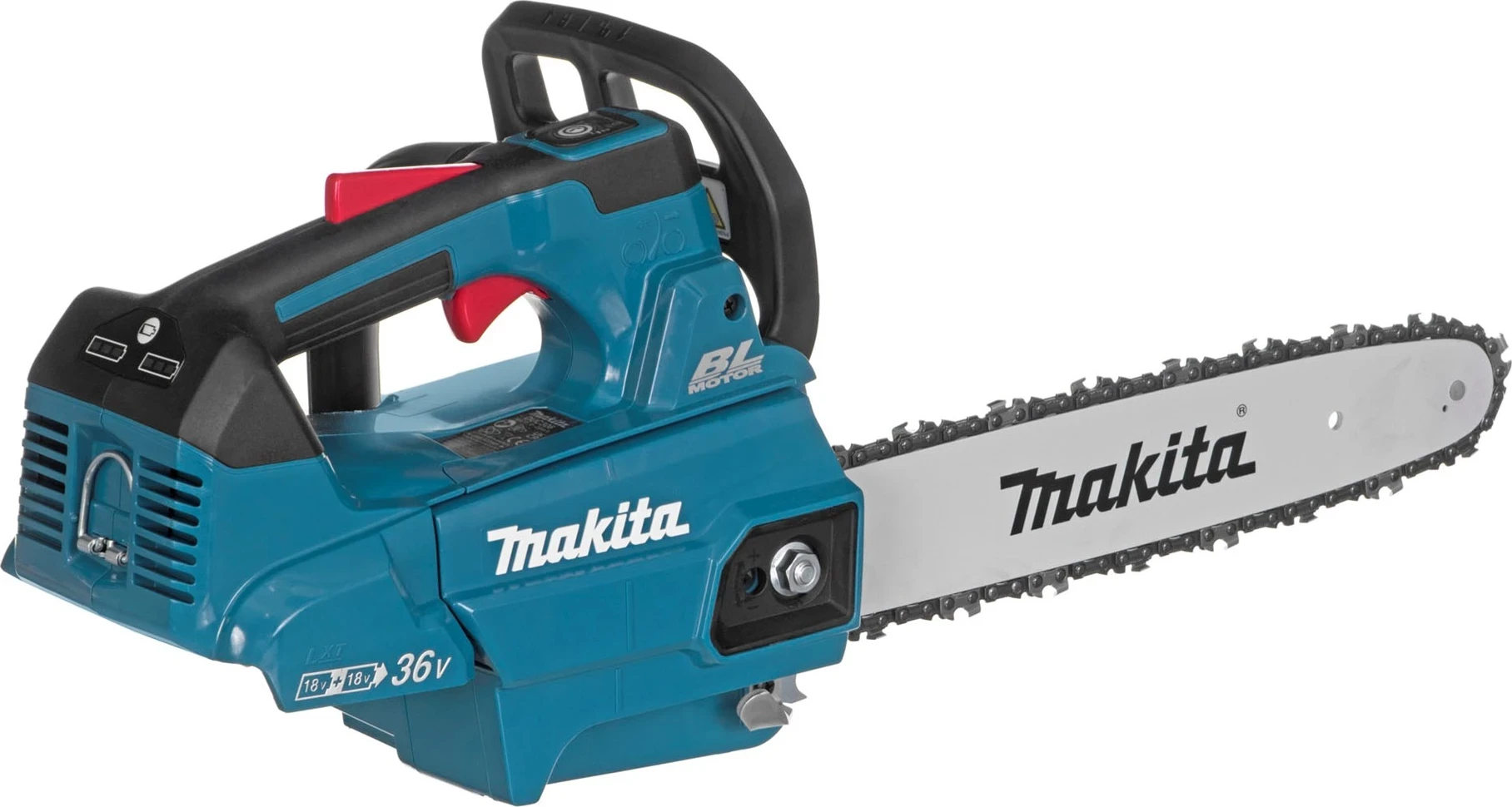 Brezžična verižna žaga, Makita DUC306ZB, črno-modra