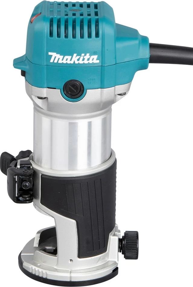 Električni rezkar, 710 W, 6/8 mm, črn/siv/zelena Makita RT0702CX2J