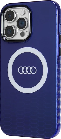 Ovitek Audi IML Big Logo MagSafe za iPhone 14 Pro Max, moder