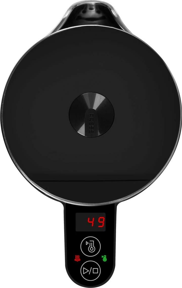 Električni ibrik Concept RK3301, 1,5 L, nastavljanje temperature, Cool Touch, črn