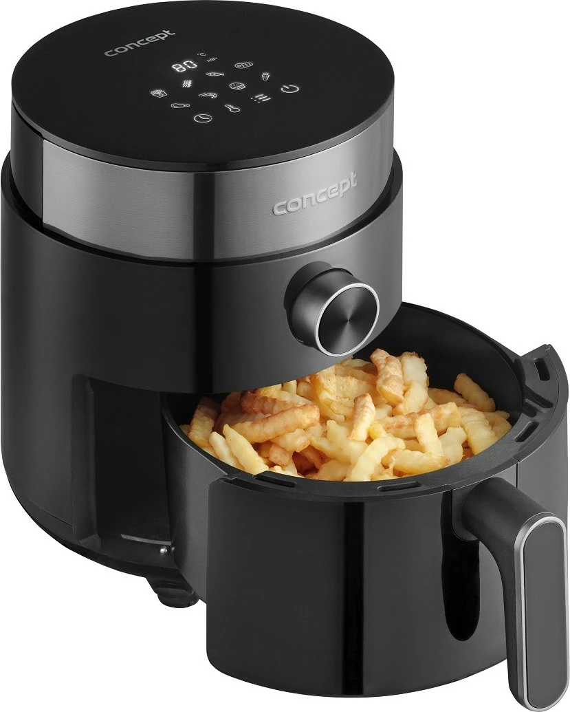 Friteza na vroč zrak Concept FR2500, 2,5 L, črna