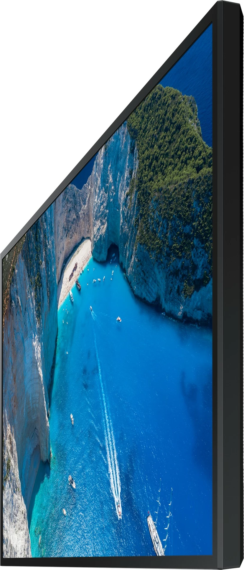 Velik zaslon 75" Samsung OM75A, LED, črn