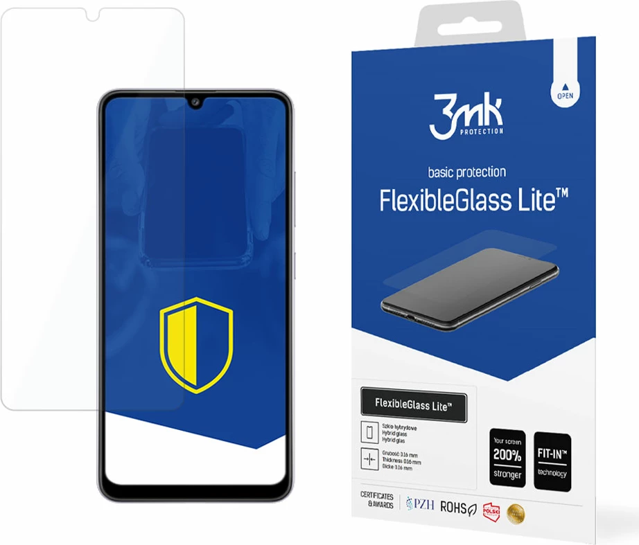 Hibridna zaščita zaslona 3mk Protection FlexibleGlass Lite za Samsung Galaxy A33 5G, prozorna