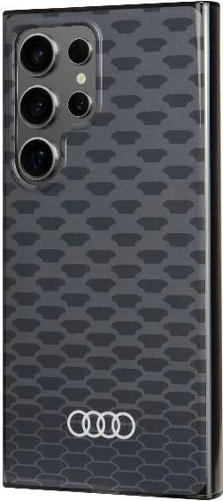 Ovitek Audi IML Stitching Pattern MagSafe za Samsung Galaxy S24 Ultra S928, črn