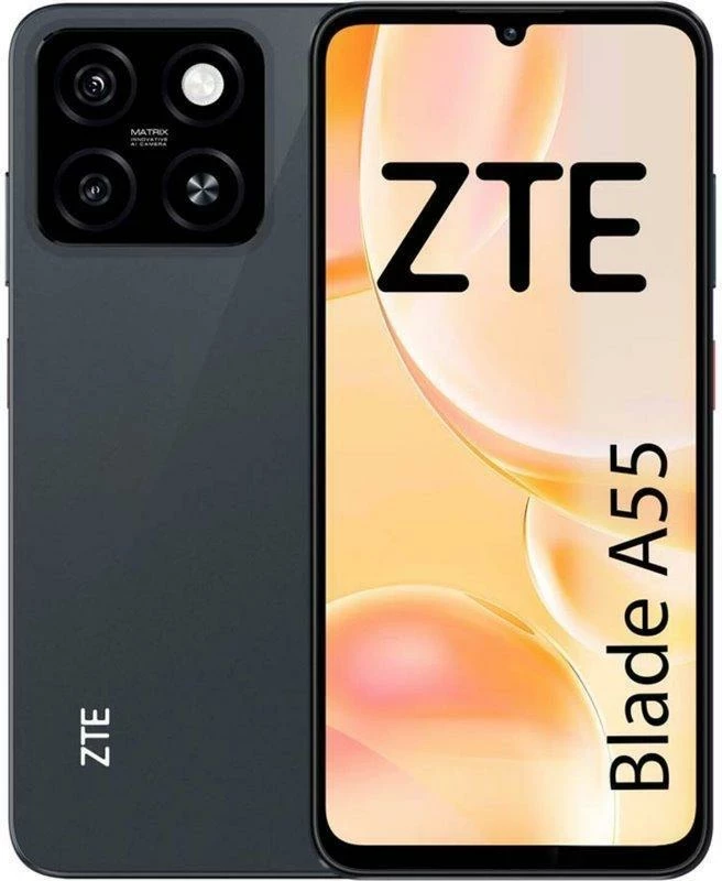 Pametni telefon ZTE Blade A55, 4GB RAM, 128GB, Starry Black