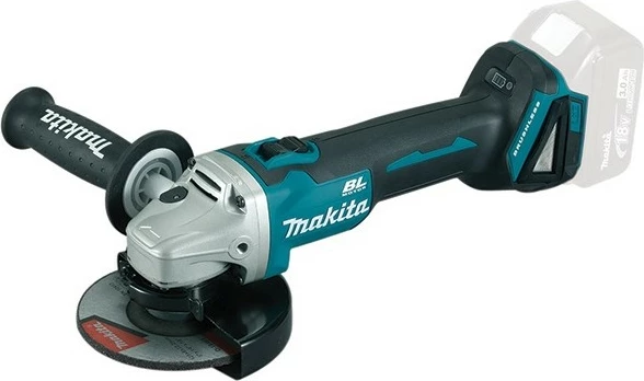 Brezžična kotna brusilka, Makita DGA 504 Z, brezkrtačna, 18 V, 12,5 cm, črno/modro/siva