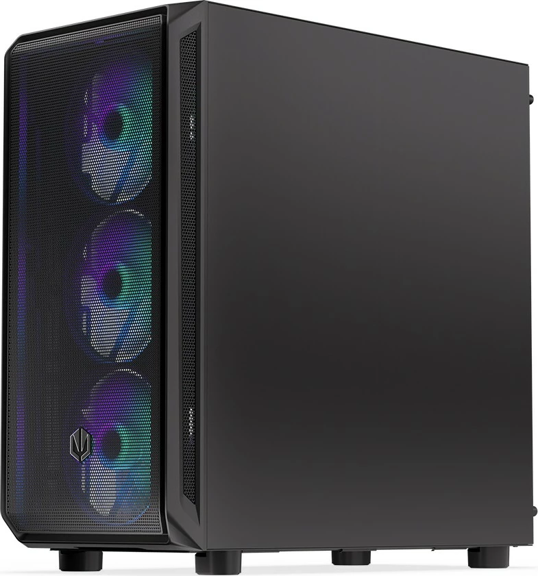 Midi tower ohišje Endorfy Arx 700 ARGB EY2A013, tempered glass, 4x ARGB ventilatorji, črno