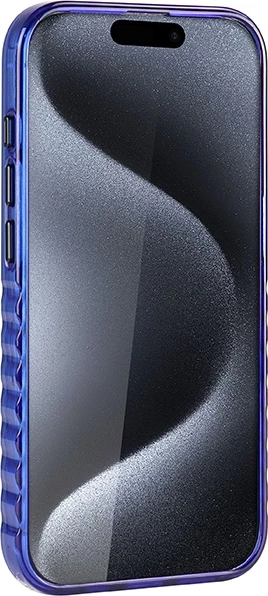 Ovitek Audi IML Big Logo MagSafe za iPhone 15 Pro Max, moder