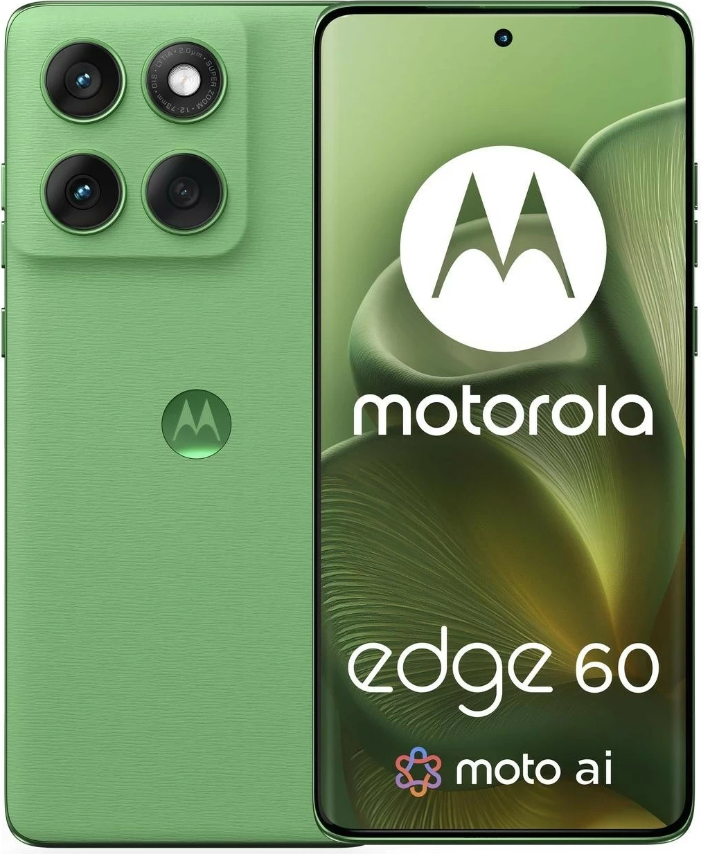 Pametni telefon Motorola Edge 60, 12/256 GB, Shamrock zelen