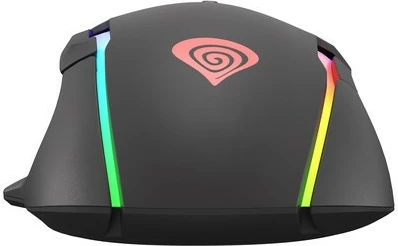 Gaming miška Genesis Xenon 220, žična, 6400 DPI, RGB, črna