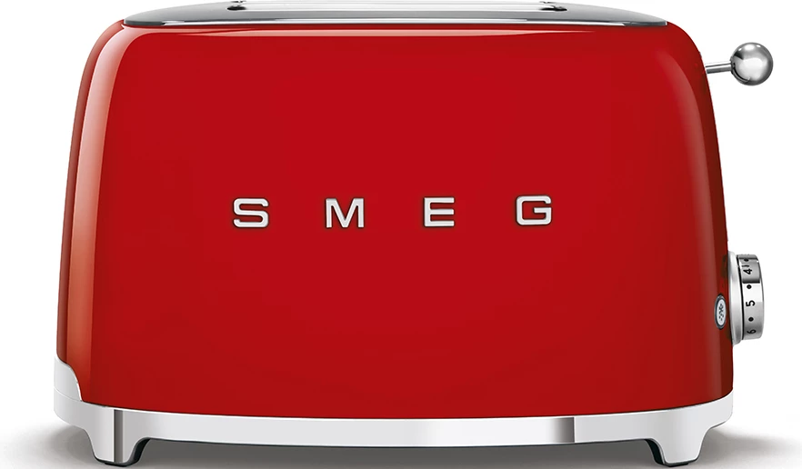 Toster za kruh Smeg 50's Style, rdeč