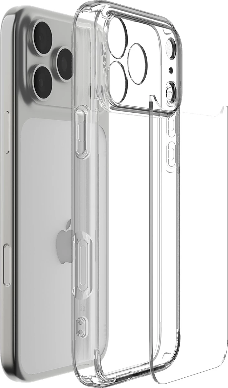 Ovitek za telefon Ultra Hybrid za iPhone 17 Pro, prozoren, Spigen