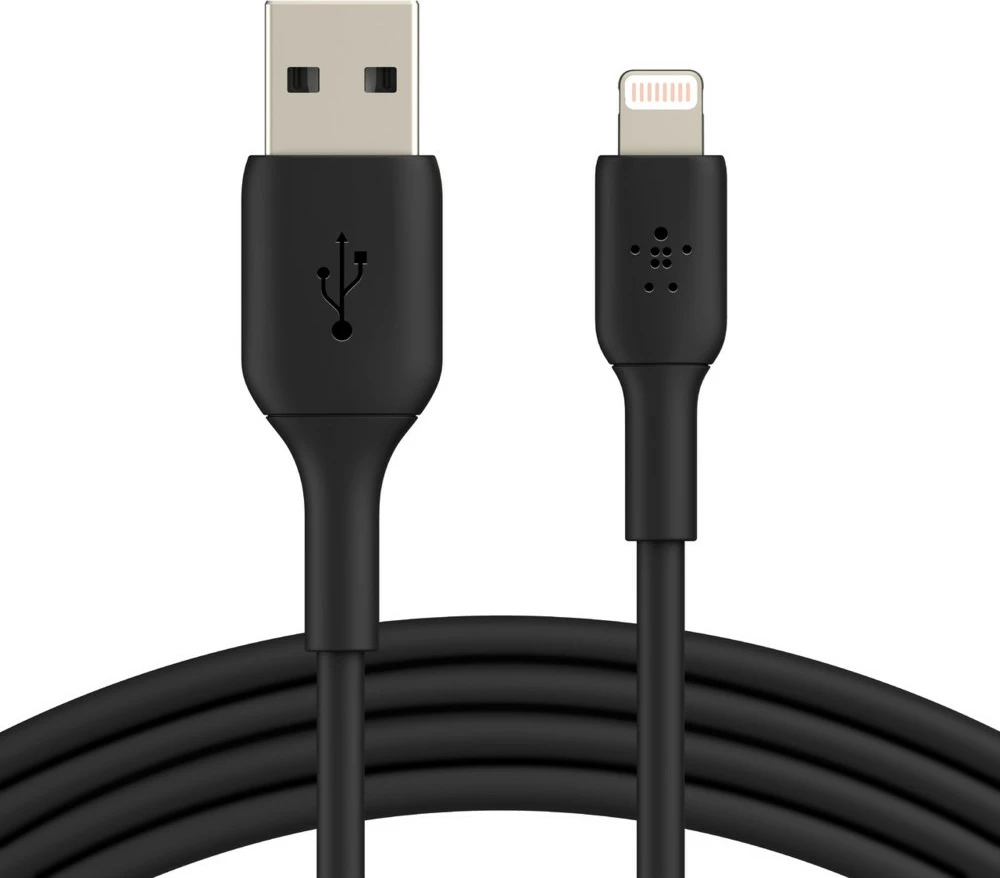 Kabel Lightning v USB-A, 1 m, črn – Belkin CAA001BT1MBK