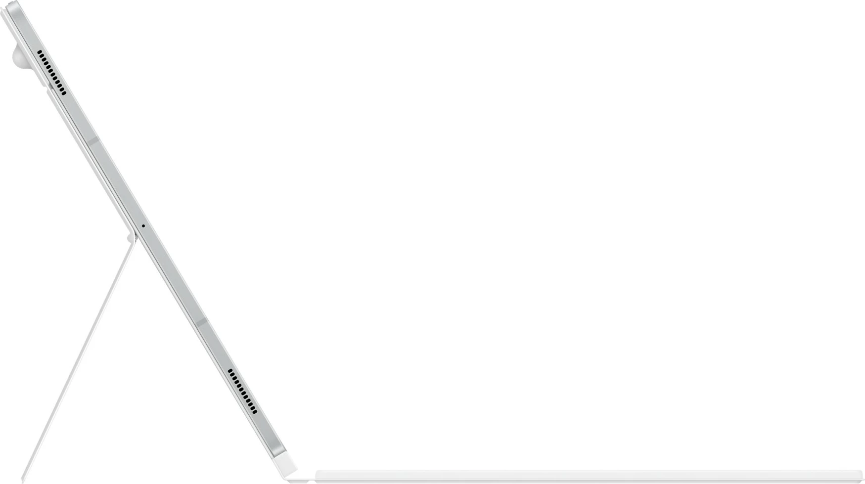 Ovitek s tipkovnico za Galaxy Tab S10 Ultra in Galaxy Tab S9 Ultra Samsung EF-DX925, QWERTZ (nemški), bel