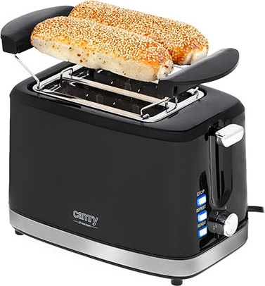 Toster Adler CR 3218, 2 rezini, 900 W, črn