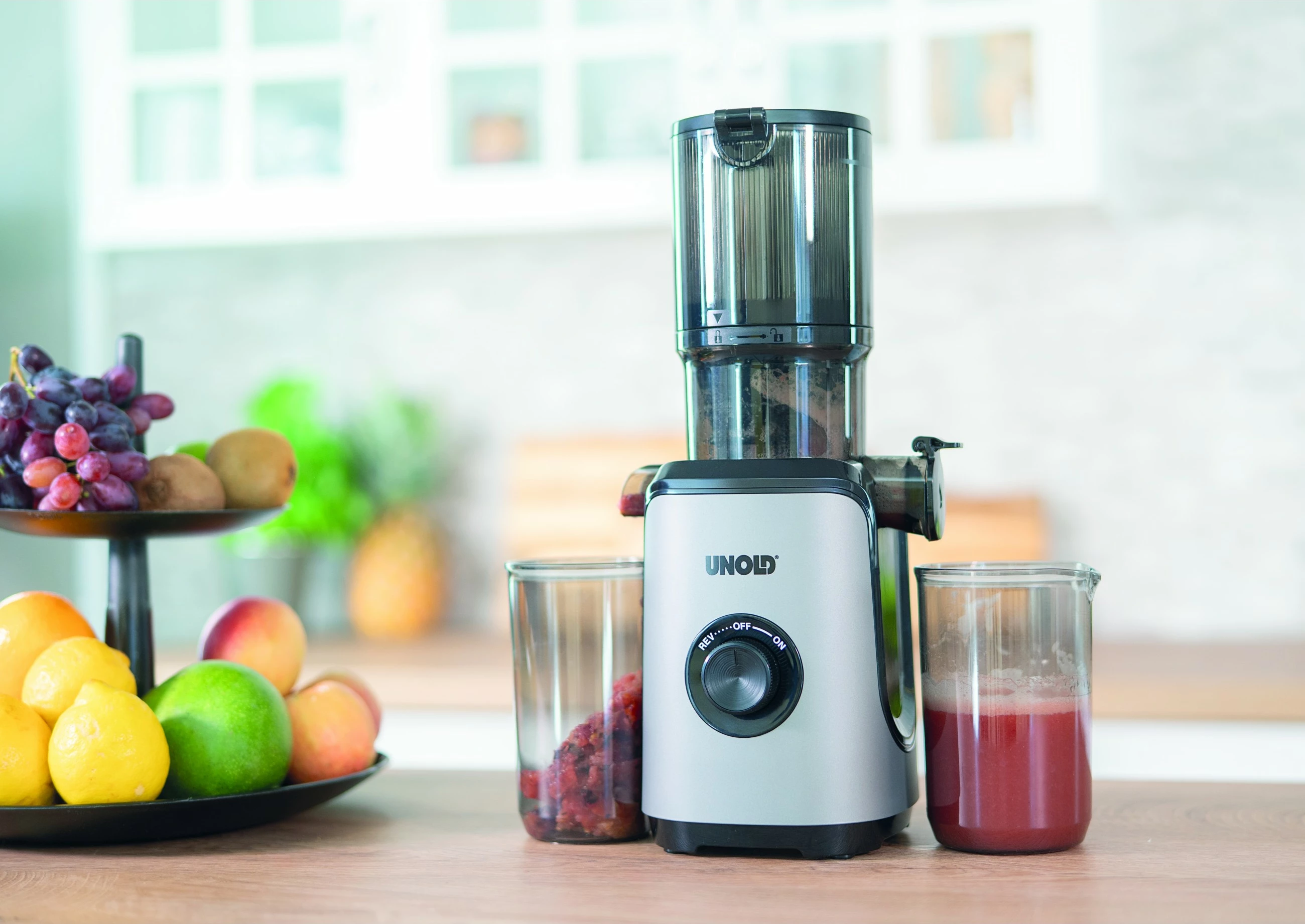 Počasni sokovnik UNOLD Sam 78275, 0,8 L, 80 RPM, ogleno siv