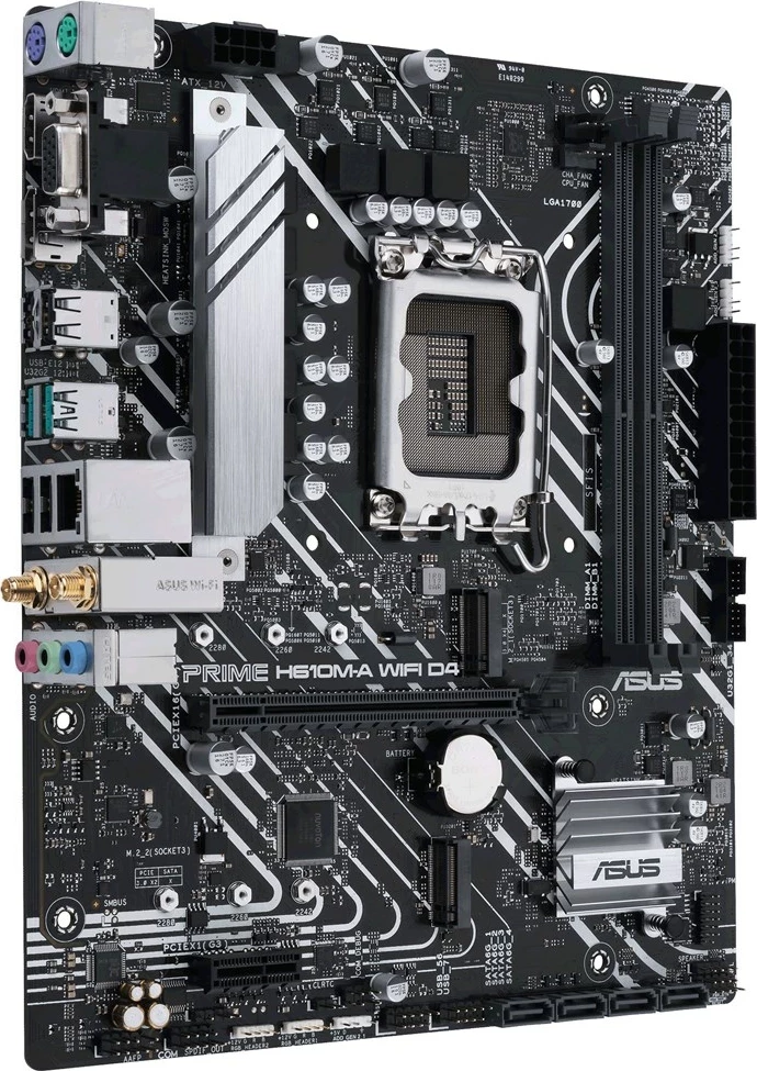 Plošča za matično ploščo ASUS PRIME H610M-A WIFI D4, Intel H610, micro ATX