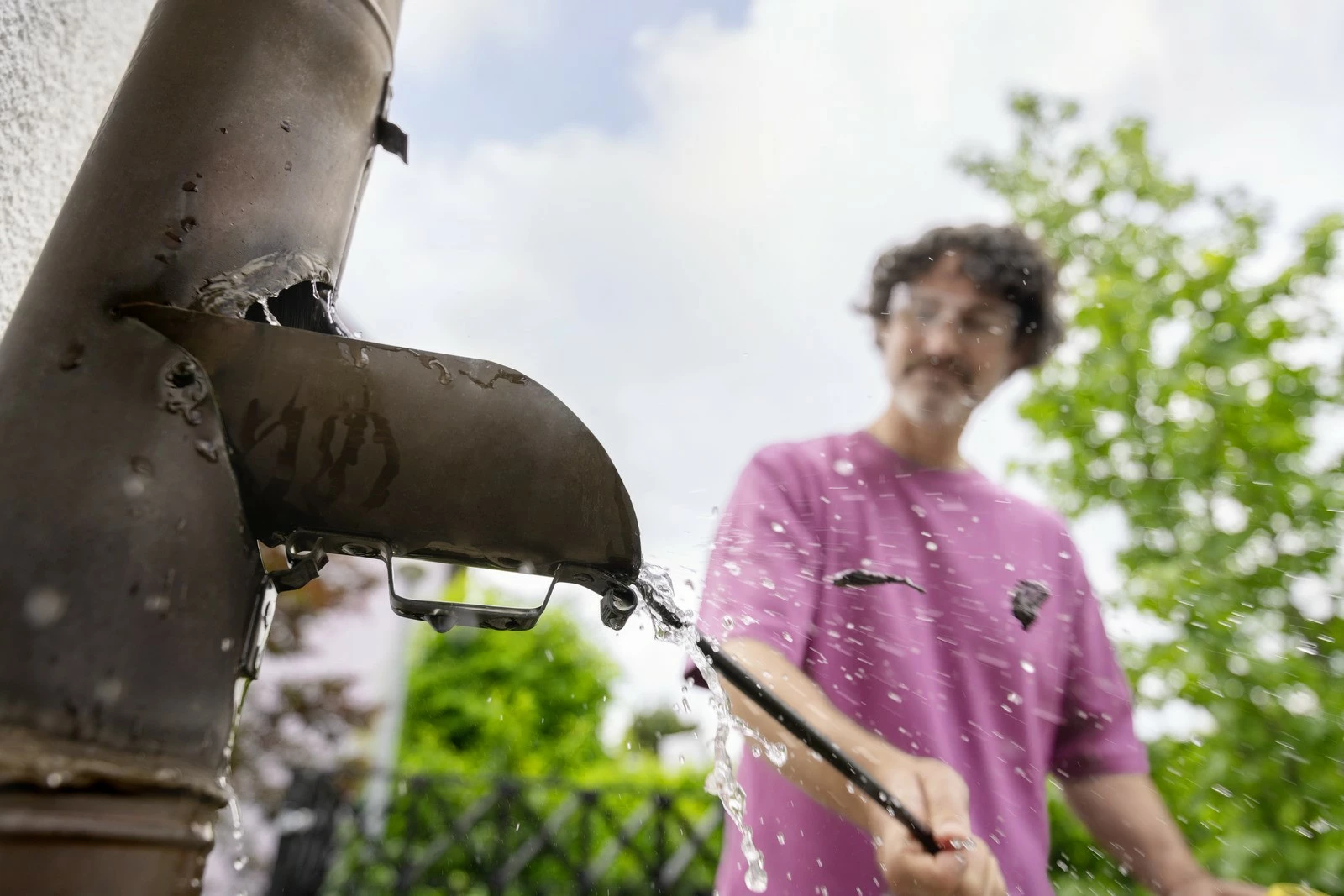 Set za čiščenje cevi 15 m, Karcher 2.644-492.0, črn