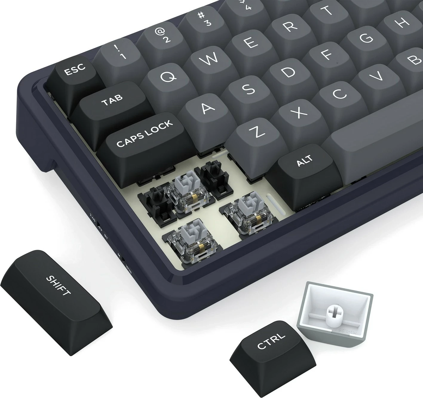 Mehanična tipkovnica Redragon Draconic V2 K730GB-RGB-PRO, 61 tipk, RGB, brezžična/žična, črna