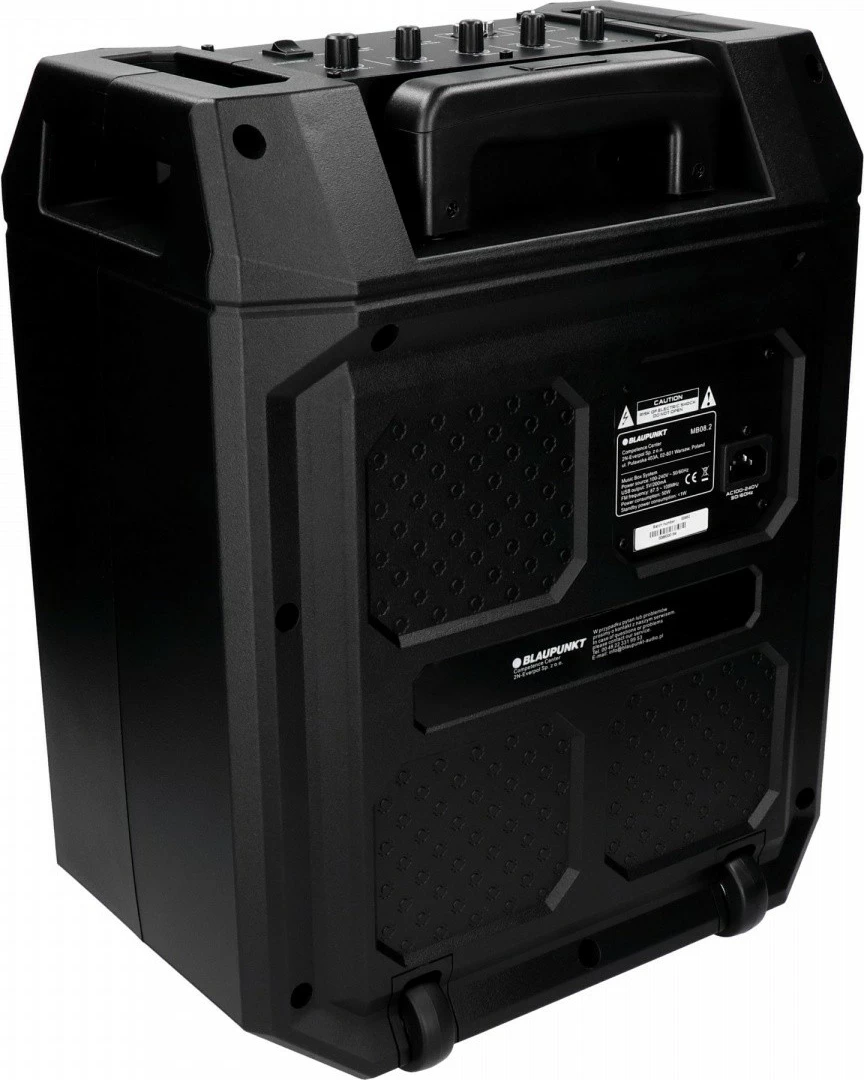 Zvočni sistem z Bluetooth, karaoke, LED, 600 W, črn, z mikrofonom Blaupunkt MB08.2