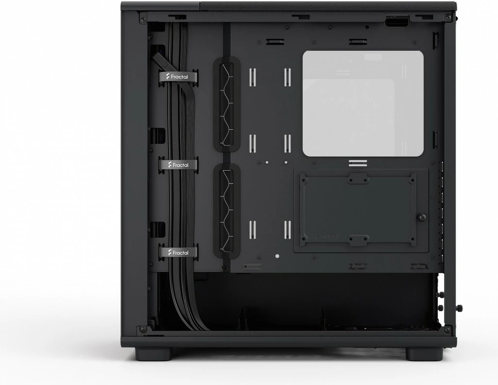 Ohišje Fractal Design Epoch Black TG RGB Light Tint, midi-tower, ATX, RGB, črno