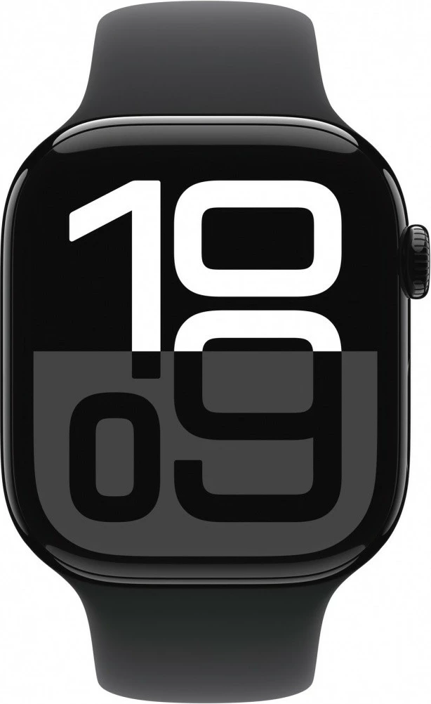 Pametna ura, 46 mm, aluminij oniks, športni pašček S/M, črna, Apple Watch Series 10