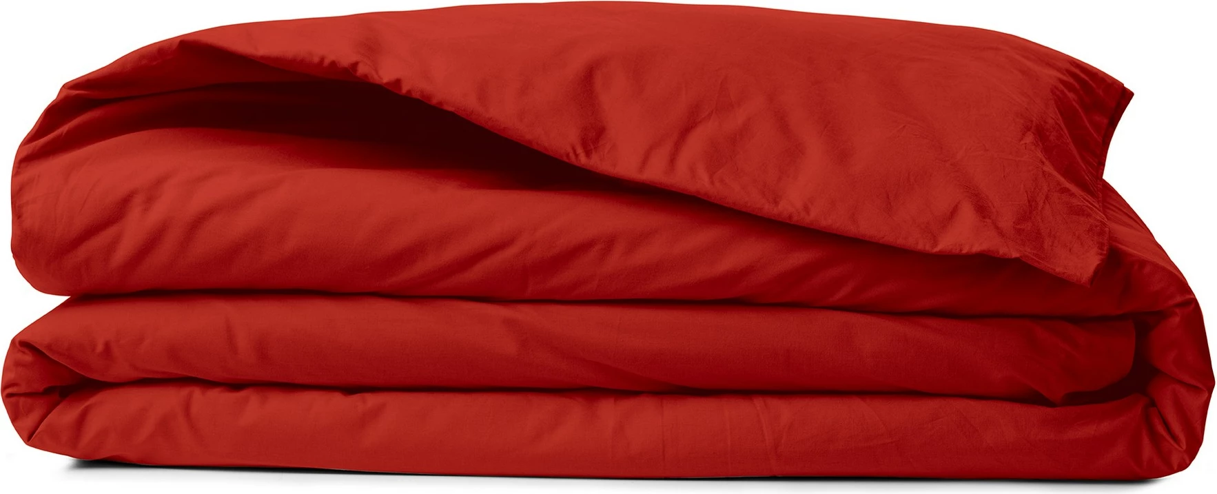 Prevleka za odejo Single XXL, ranforce 100% bombaž, rdeča, L'essentiel, 155x220 cm