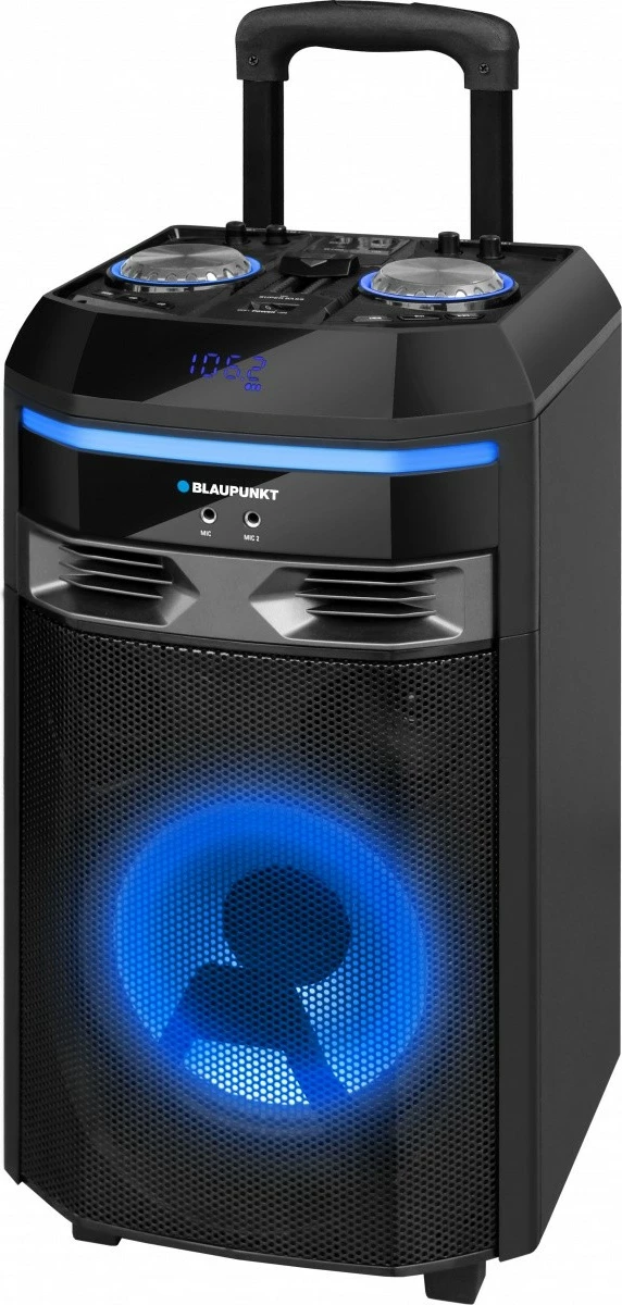 Avdio sistem Blaupunkt SYSTEM AUDIO PS6, z Bluetooth, karaoke, brezžični mikrofon, črn