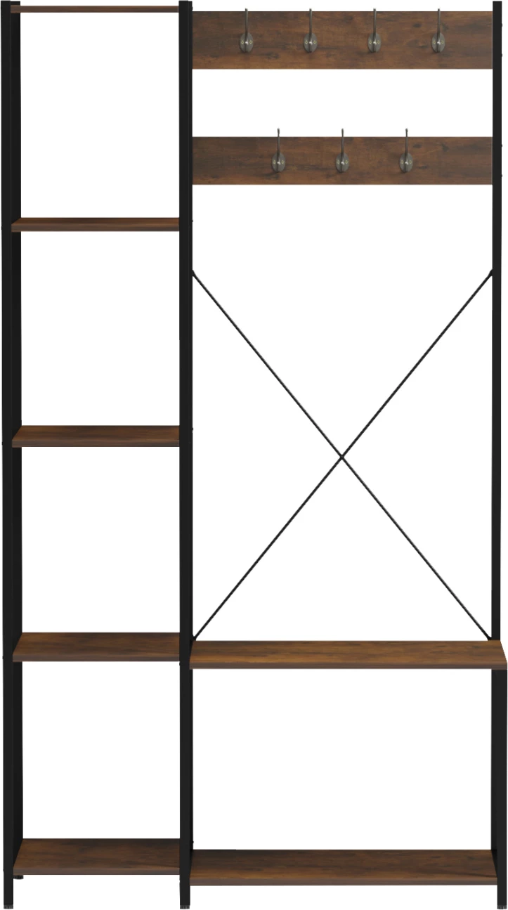 Pohištvo za predsobo/odprta garderobna omara Aranja FH18083 kovina-melamin 100x46x180Hcm