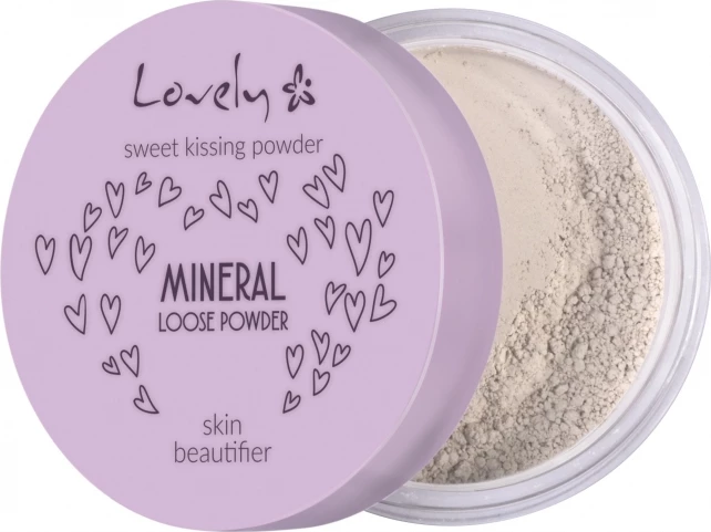 Mineralna prosta puder Lovely Mineral Loose Powder transparent 5.5g