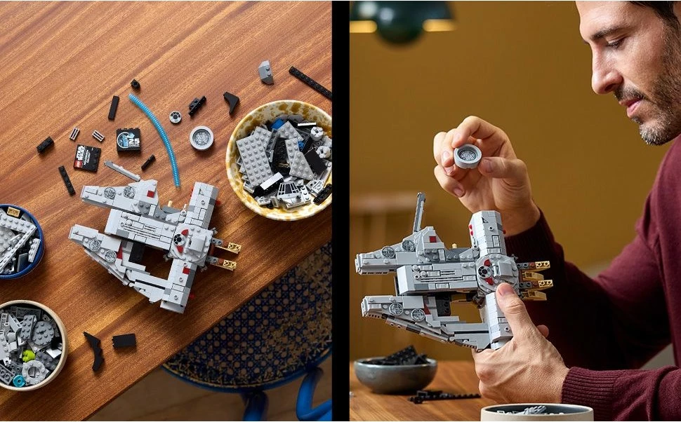 Model zbirateljski Millennium Falcon, LEGO, 18+, 921 kosov, večbarven