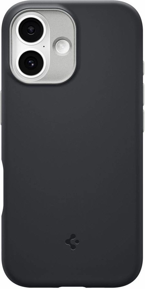 Ovitek Spigen Nano Pop MagSafe za iPhone 17, z integriranim MagSafe, poliuretan, črn