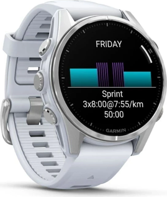 Pametna športna ura Garmin Fenix 8, 43 mm, AMOLED, 32 GB, GPS, srebrna Pametna športna ura Garmin Fenix 8, 43 mm, AMOLED, 32 GB, GPS, srebrna