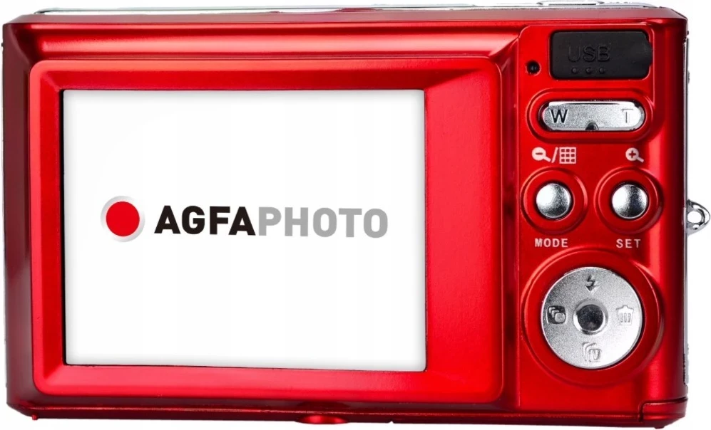 Digitalni fotoaparat AgfaPhoto, rdeč