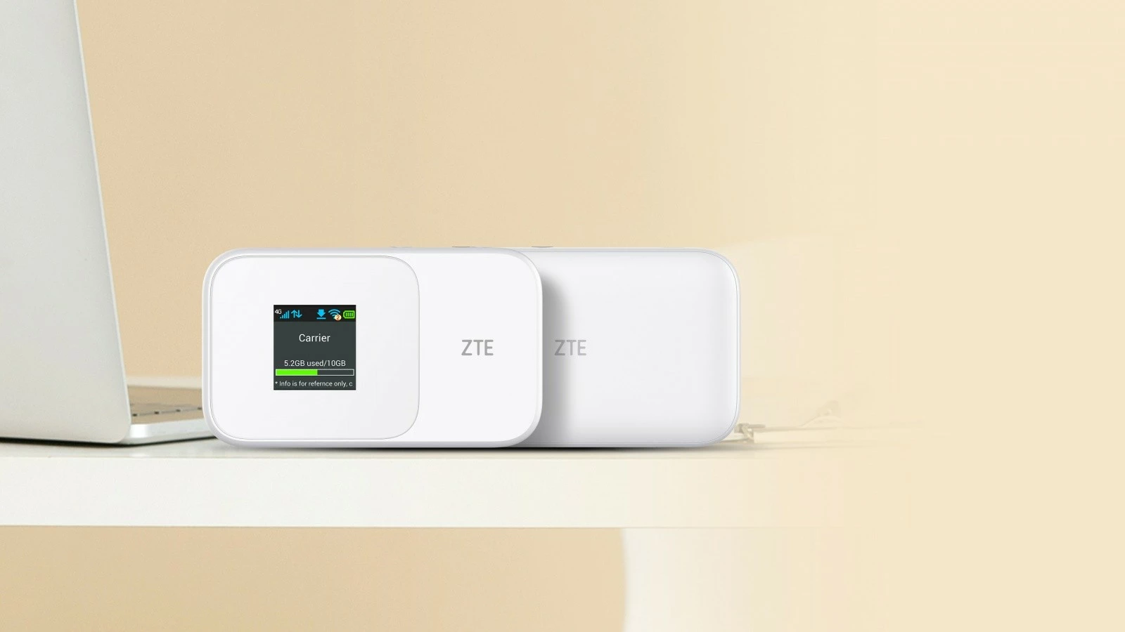 Prenosni LTE usmerjevalnik ZTE MF986D, kategorija 12, bel