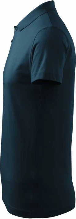 Polo majica Adler za moške, temno modra