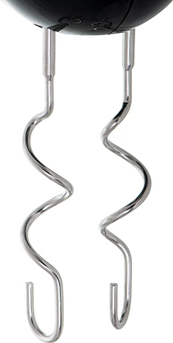 Ročni mešalnik, 300 W, 5 hitrosti, Turbo, z metlicami in kavlji iz nerjavečega jekla, Adler CR 4218, črn