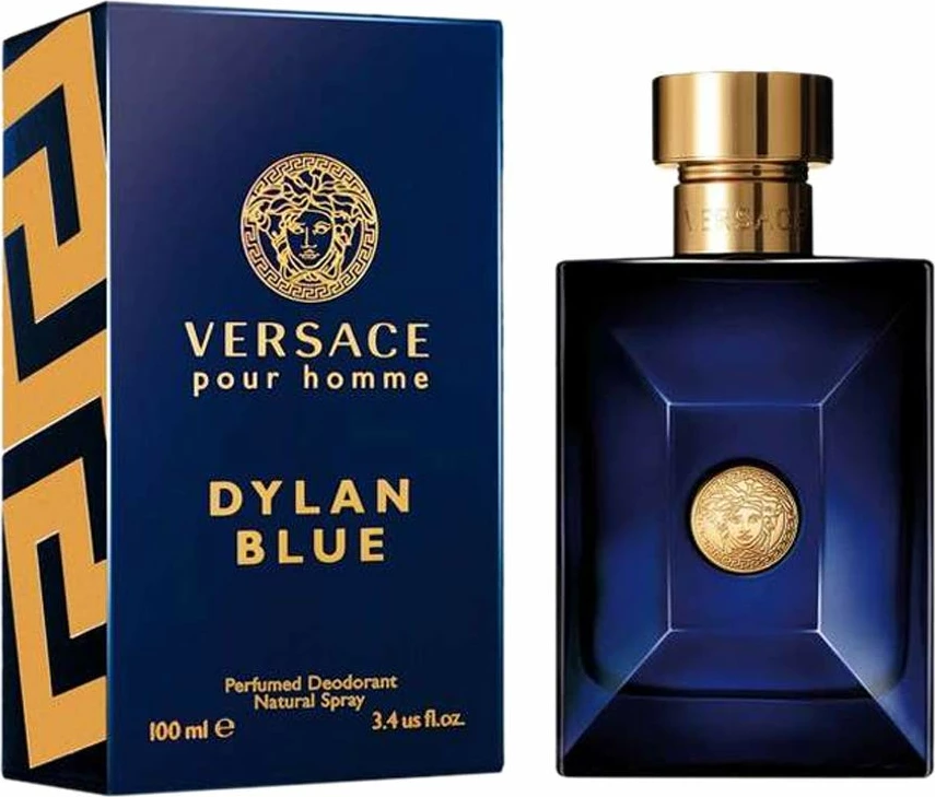 Deodorant v spreju za moške Versace Pour Homme Dylan Blue, 100 ml