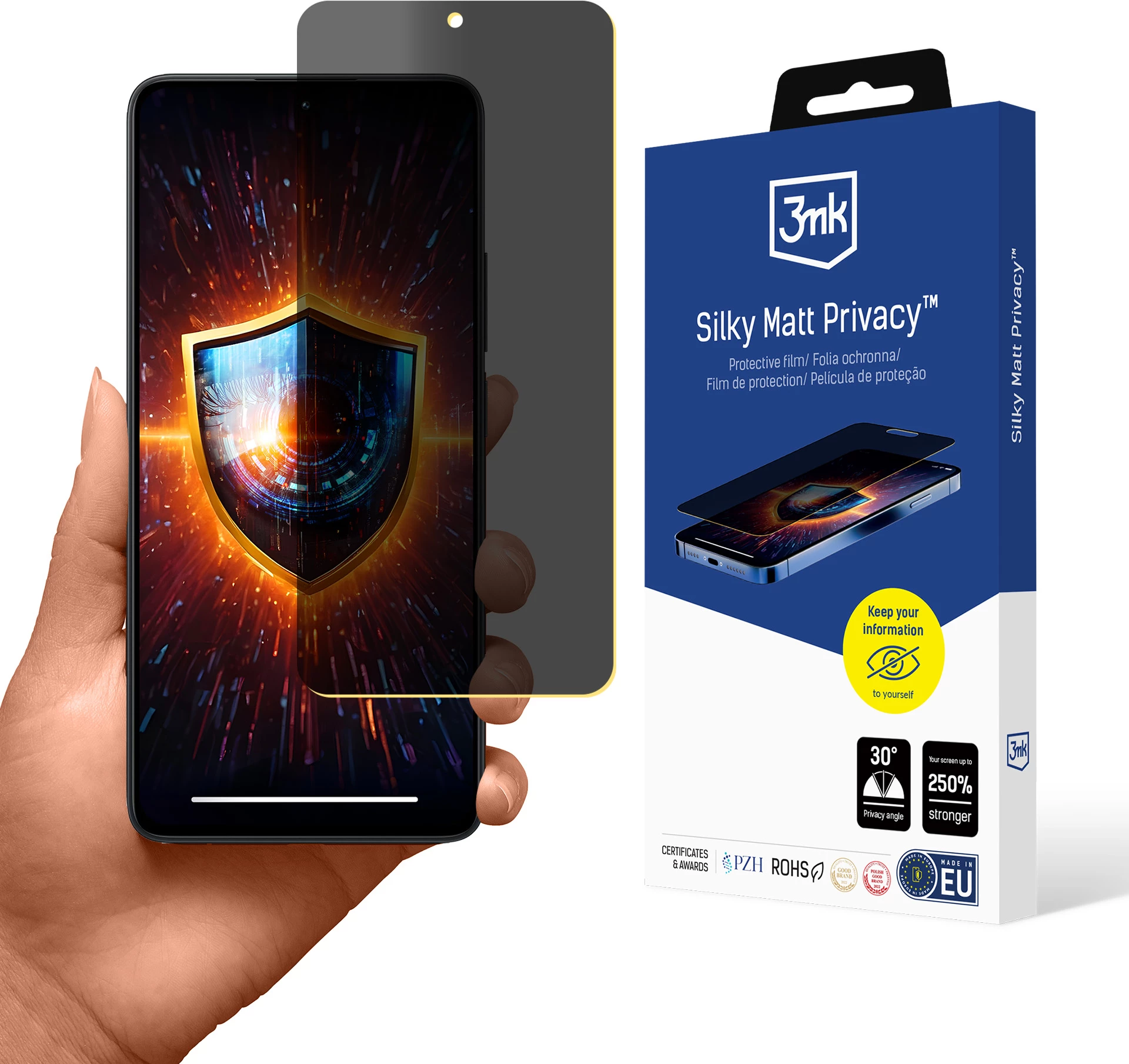 Folia za zasebnost Silky Matt 3mk za Xiaomi Redmi Note 13 4G