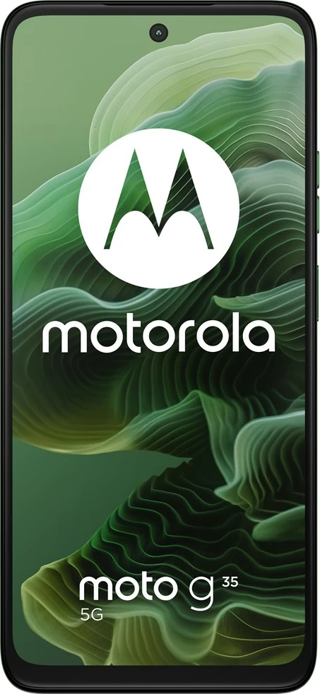Sofisticiran pametni telefon z velikim zaslonom Motorola moto G35 5G, 6,72", 8 GB RAM, 256 GB, zelen