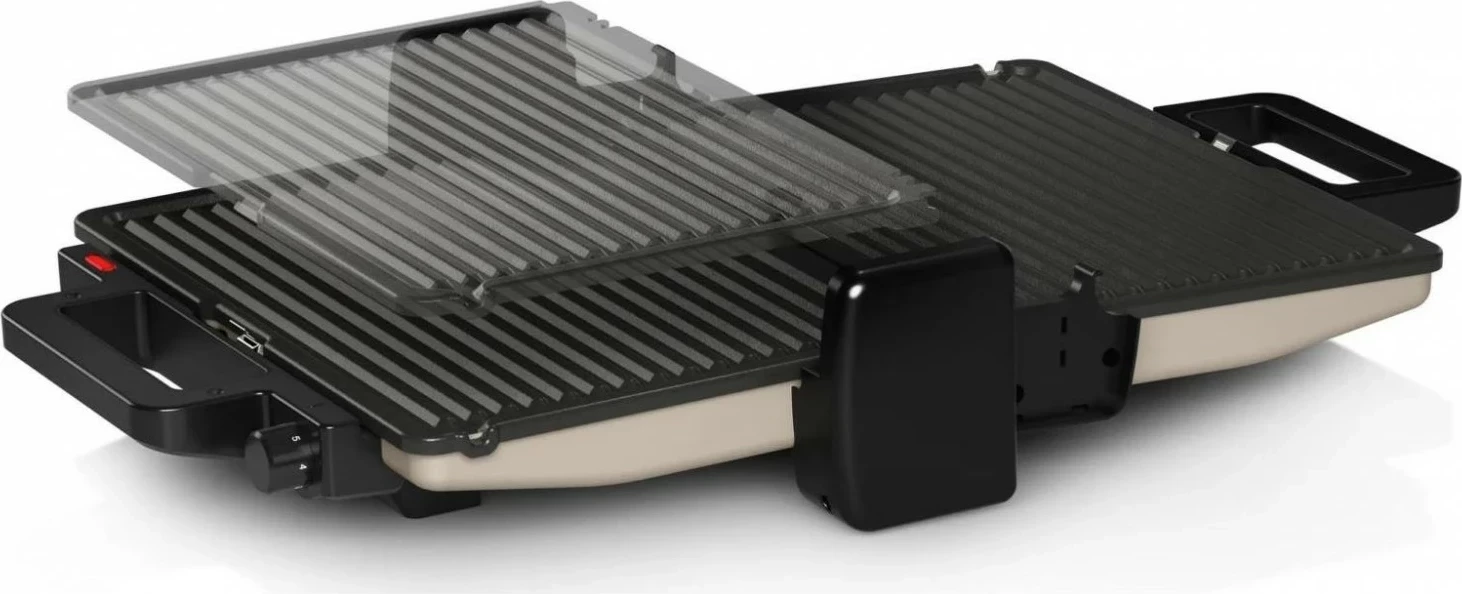 Kontaktni žar Bosch TCG3302, 2000 W, srebrn