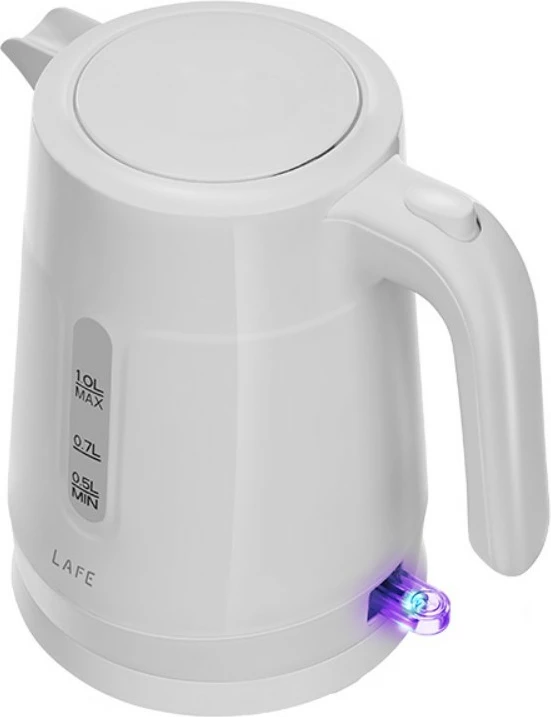 Električni kuhalnik vode 1 L, 1500 W, plastika, bel — Lafe Essential S LAFCZA47544