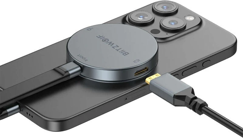 Ohišje za SSD, 256 GB, magnetno, aluminij, sivo BlitzWolf BW-SSD4