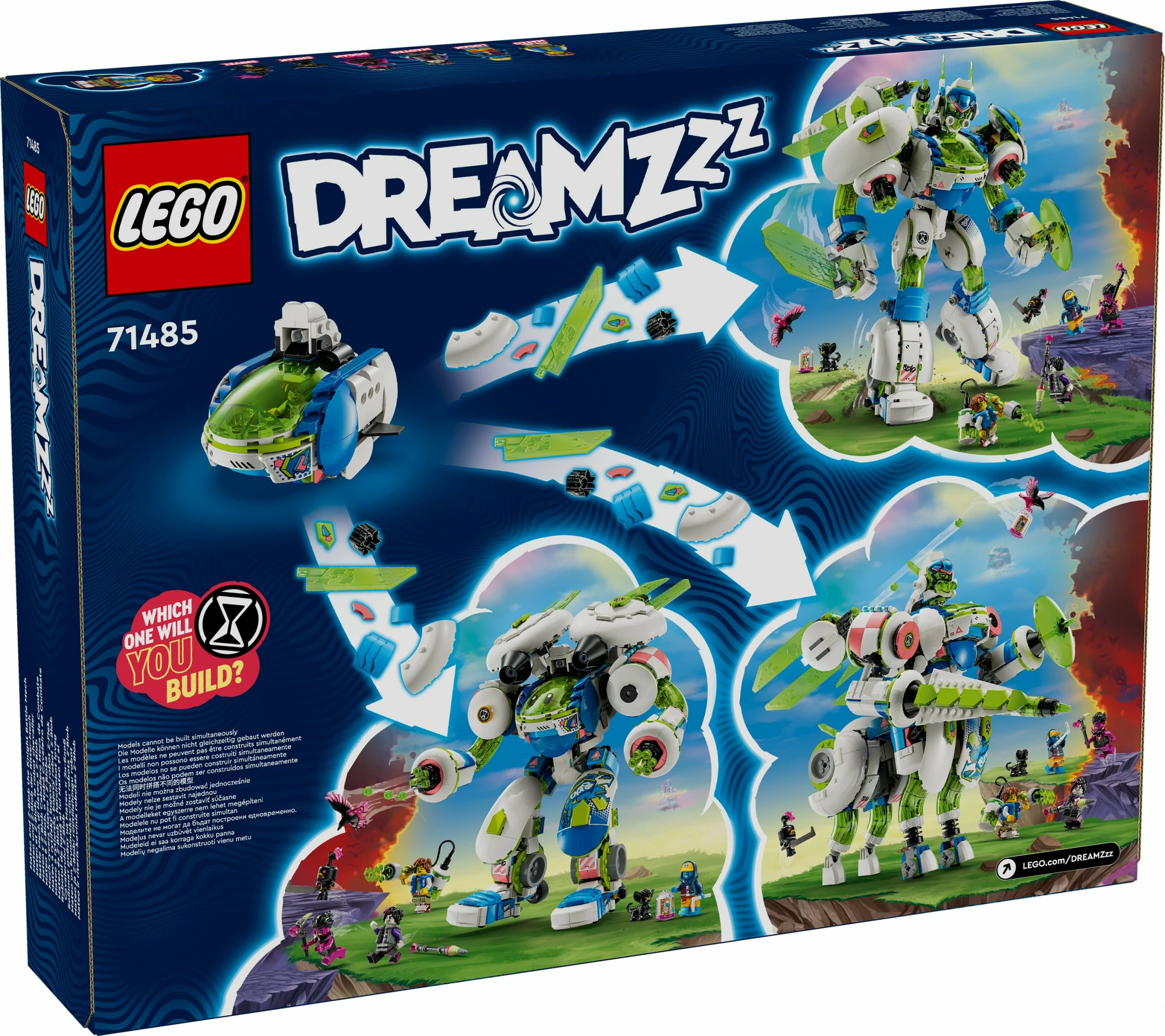 Gradbeni set DreamZzz Mateo in Z-Blob Mech Grelec LEGO 71485, večbarven