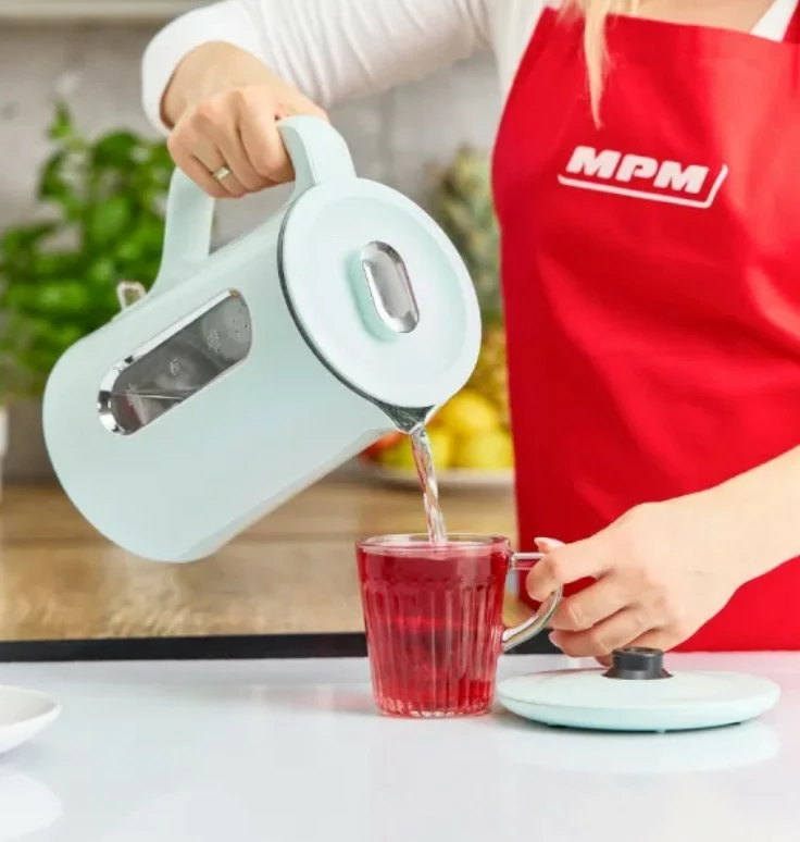 Električni ibrik 1,5 L MPM MCZ-126/Z, pistacijasto