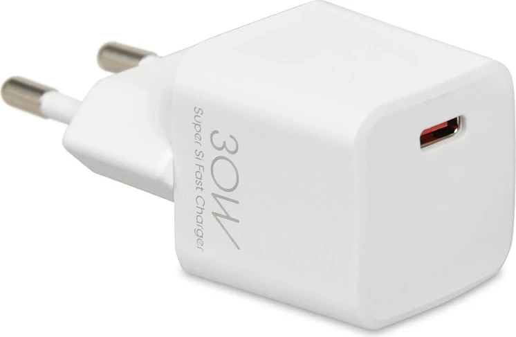 Potovalni polnilec I-BOX C38 PD30W, bel