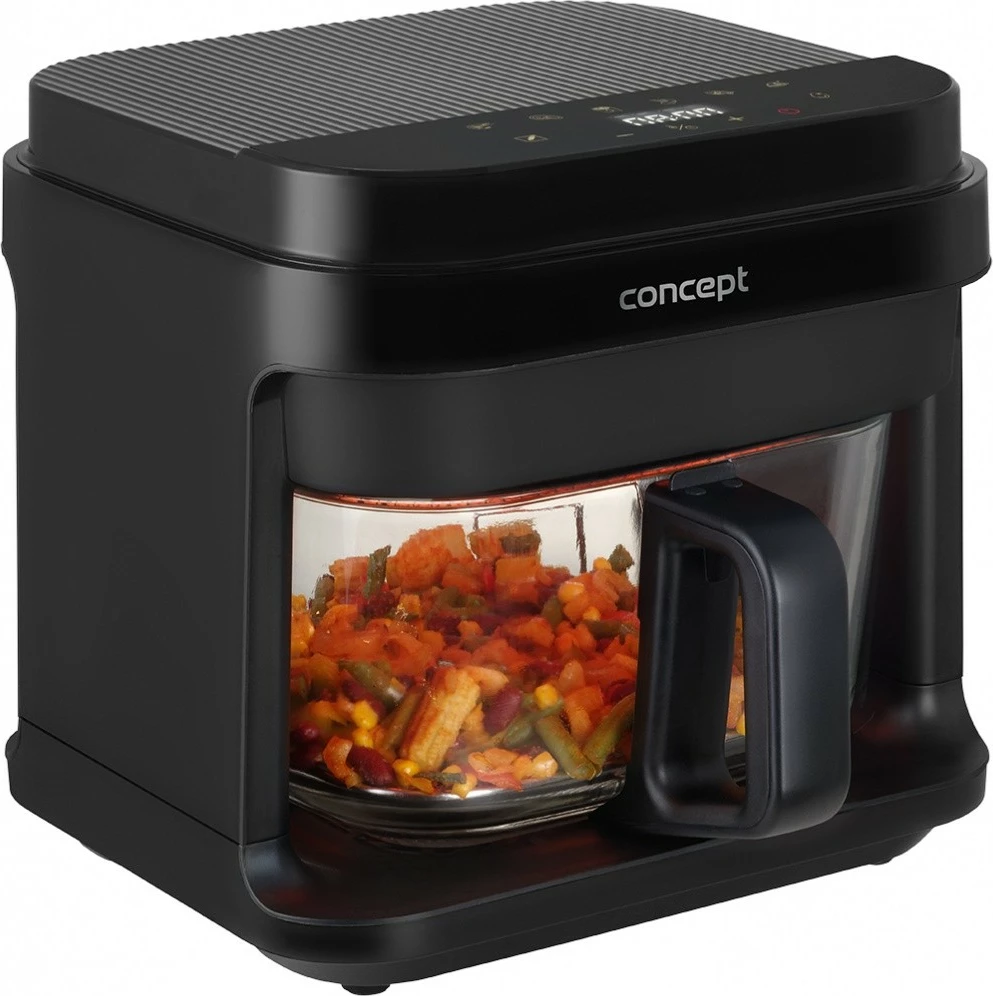 Friteza na vroč zrak Concept FR5500, 5,5 L, črna