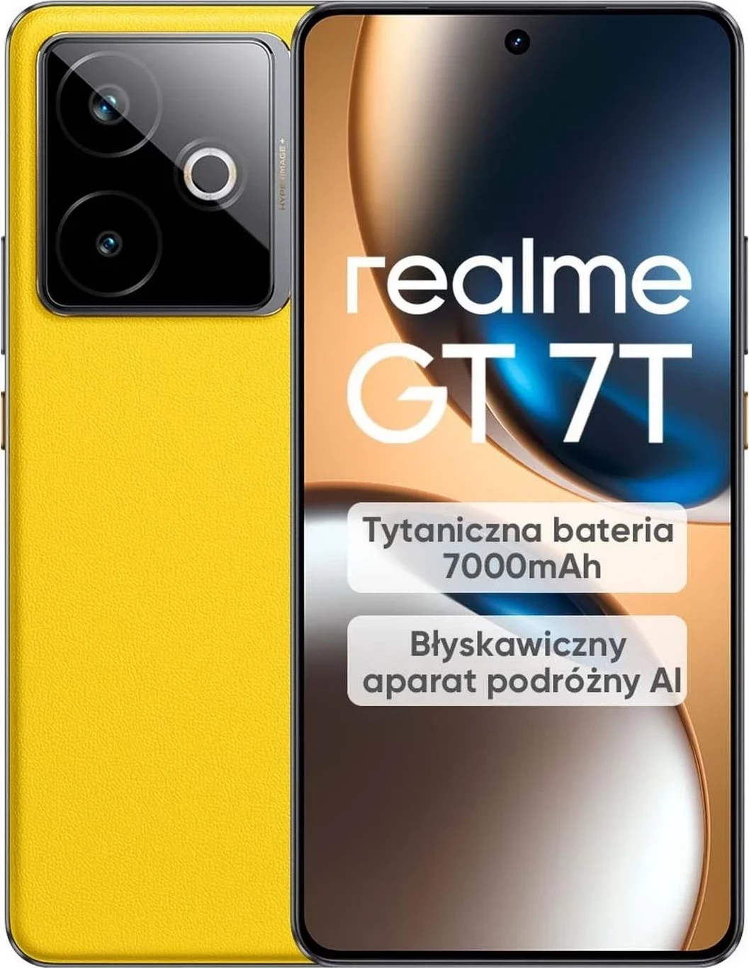 Pametni telefon, Realme GT 7T 12/256GB, rumena